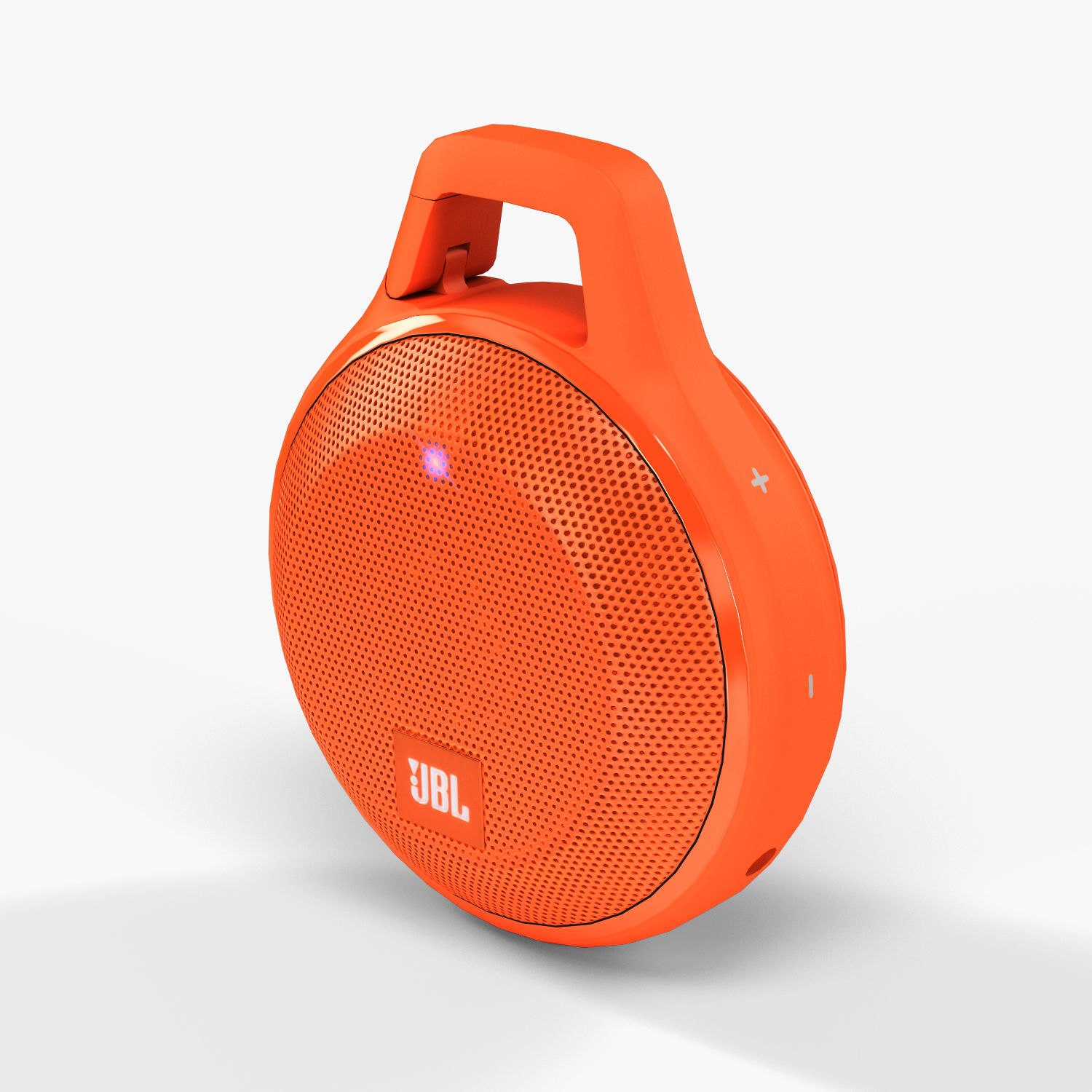 JBL Clip plus portable bluetooth speaker Low-poly 3D model_31