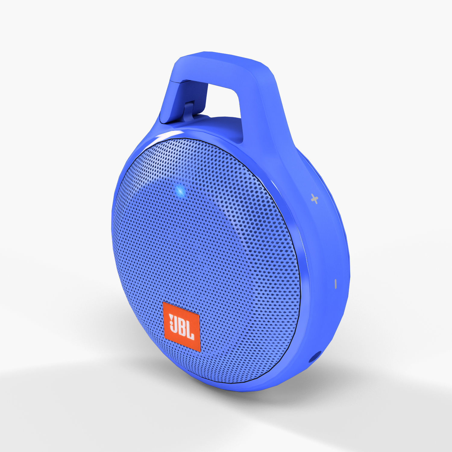 JBL Clip plus portable bluetooth speaker Low-poly 3D model_11