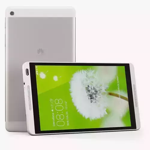 Huawei MediaPad M1 Low-poly 3D model