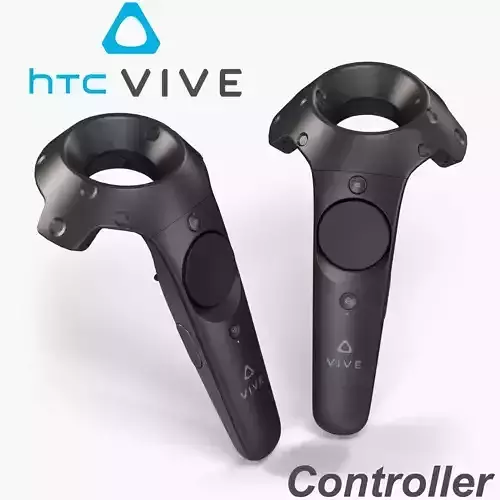 HTC Vive Controller for VR headset Low-poly 3D model