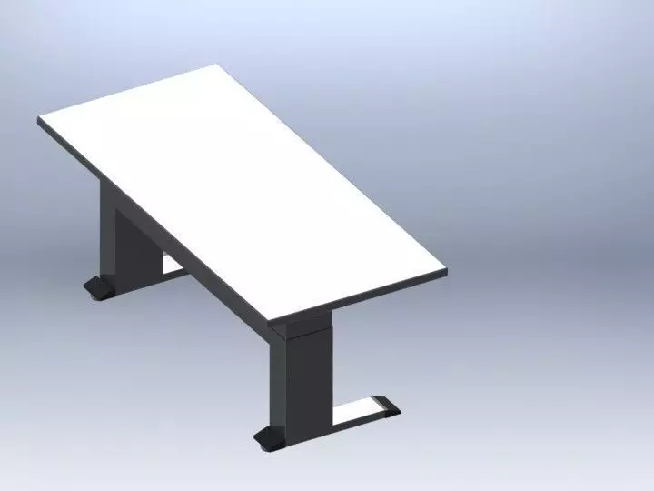 Mechanical table Free 3D model