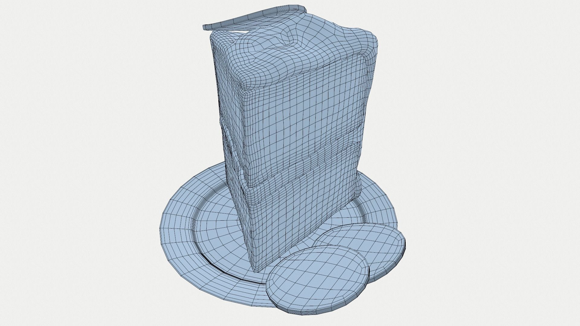 Cake with Pink Glaze 3D model_15