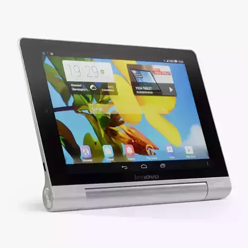 Lenovo Yoga Tablet 8 Low-poly 3D model