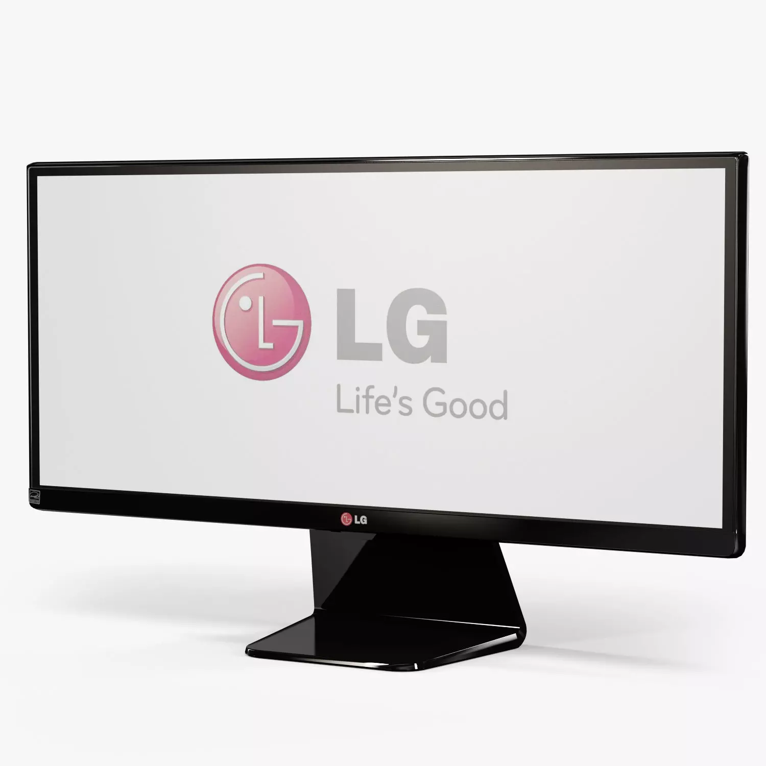 LG 29UM65-P LED monitor Low-poly 3D model_0