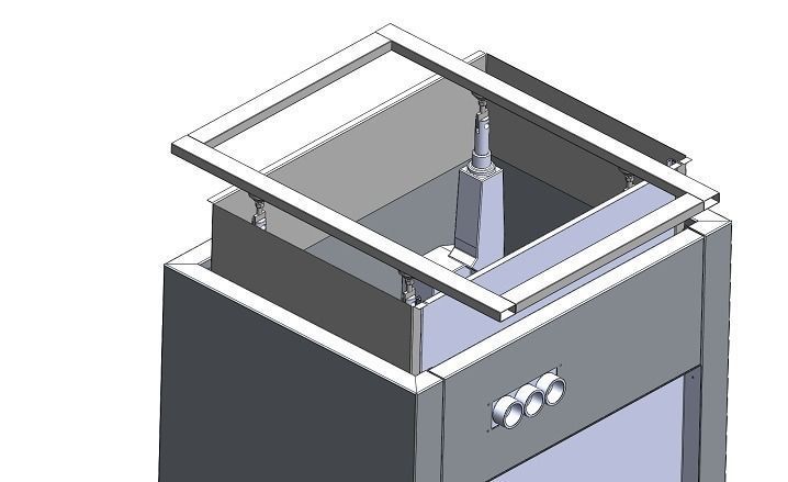 Moving electric industrial table Free 3D model_5