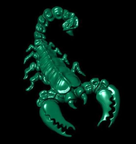 Pendant scorpion 3D print model