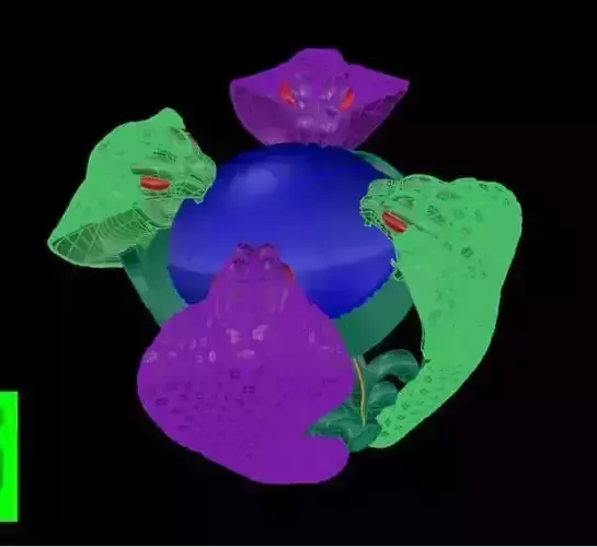 Jewellery three snakes