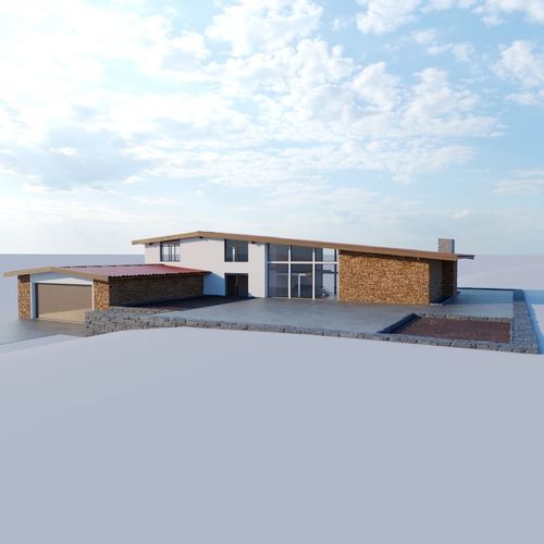 Lonely Cottage Loft 3D model