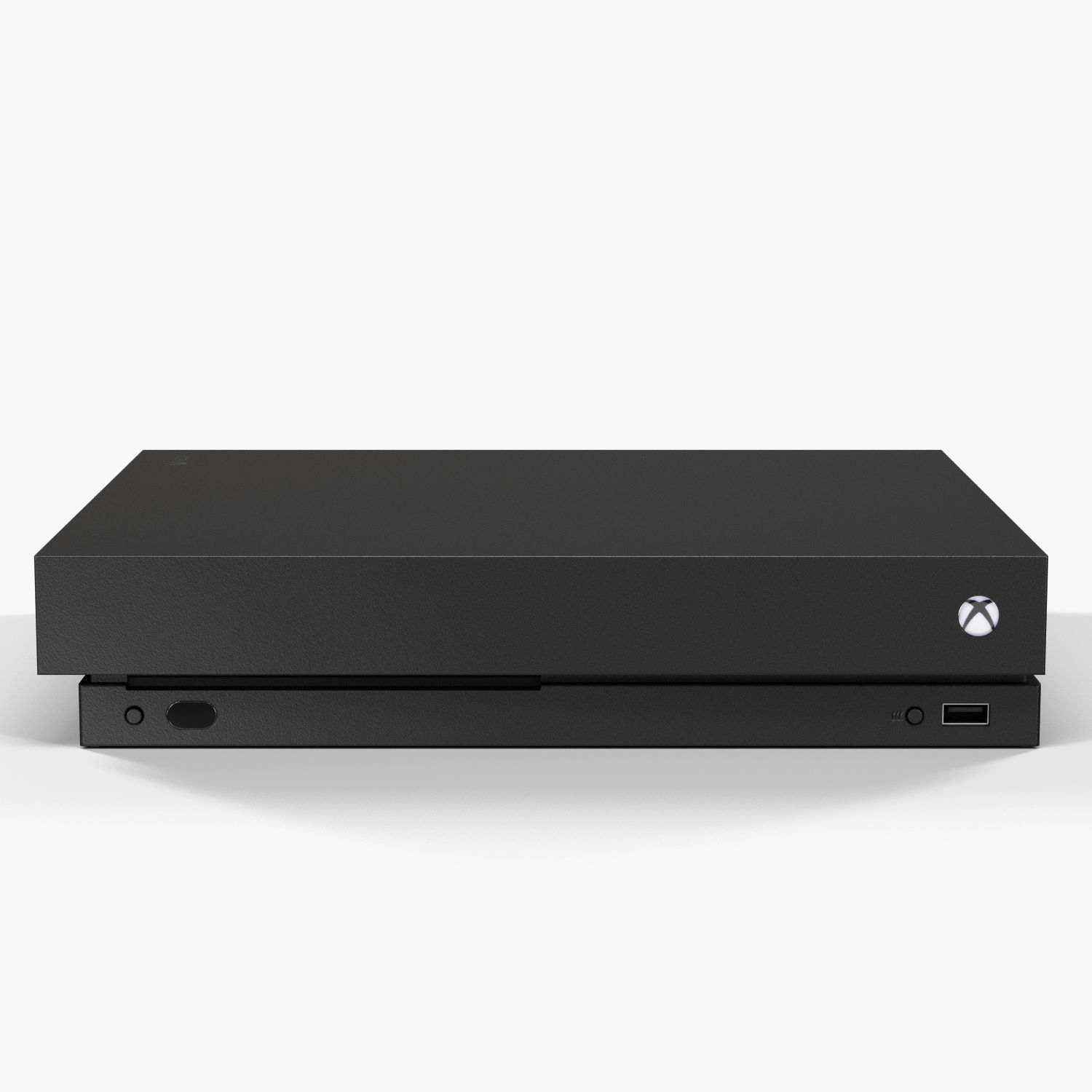 Microsoft Xbox One X Game Console Low-poly 3D model_4