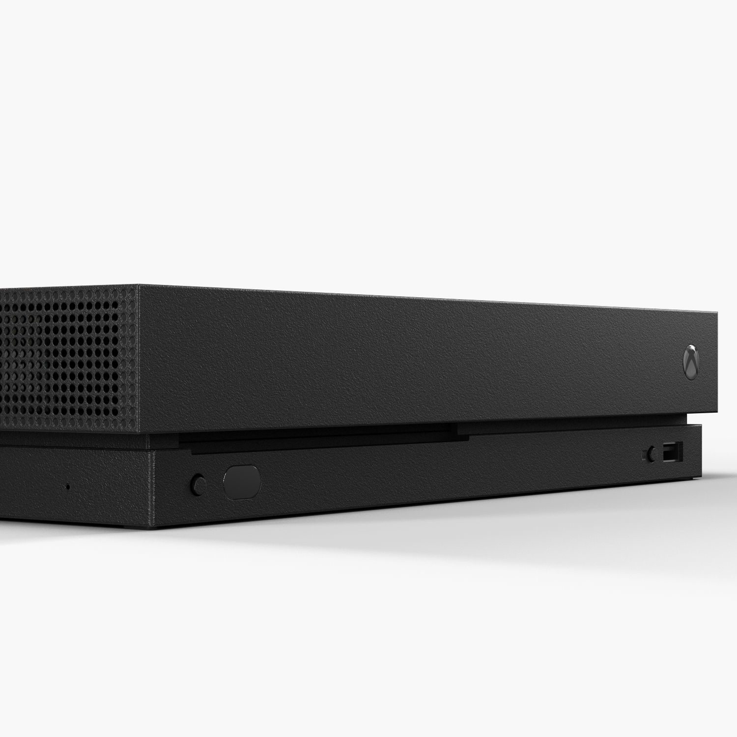 Microsoft Xbox One X Game Console Low-poly 3D model_13
