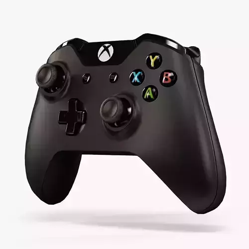 Microsoft Xbox One Wireless Controller Low-poly 3D model