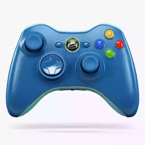 Microsoft Xbox 360 Wireless Controller Blue
