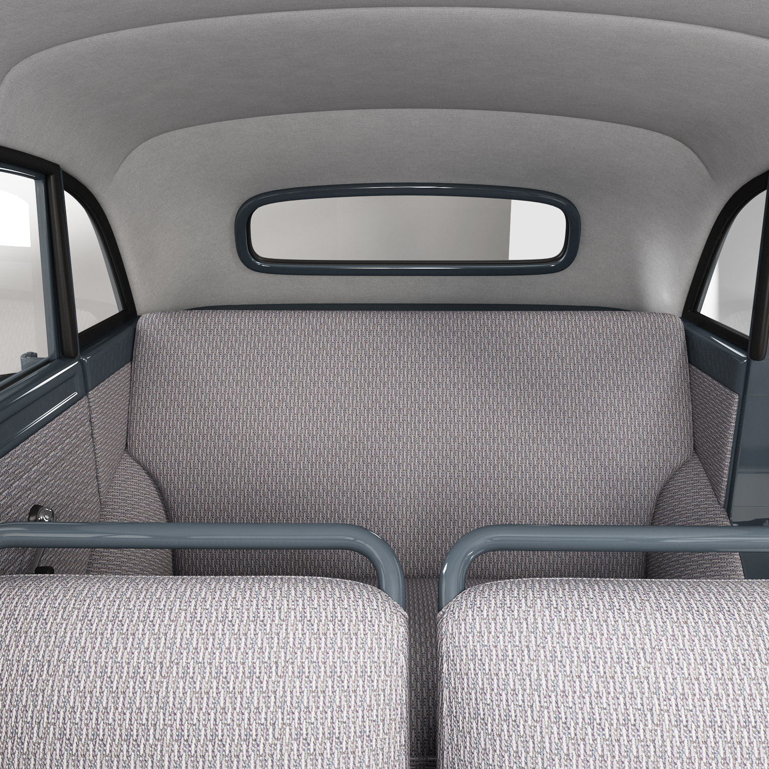 Moskvich-401 old car 3D model_22