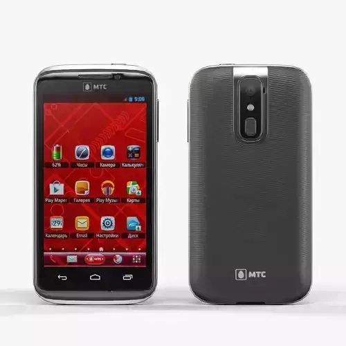 Huawei MTS 968 Black Low-poly 3D model