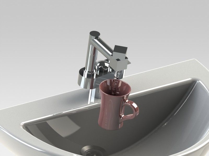 Sink Design 7 Free 3D model_6