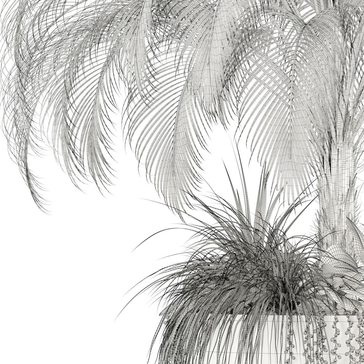 Plants collection 104 3D model_4