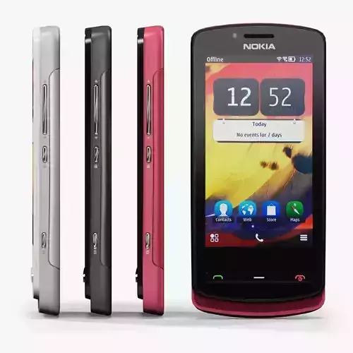 Nokia 700 Low-poly 3D model