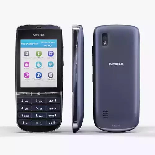 Nokia Asha 300 Dark Blue