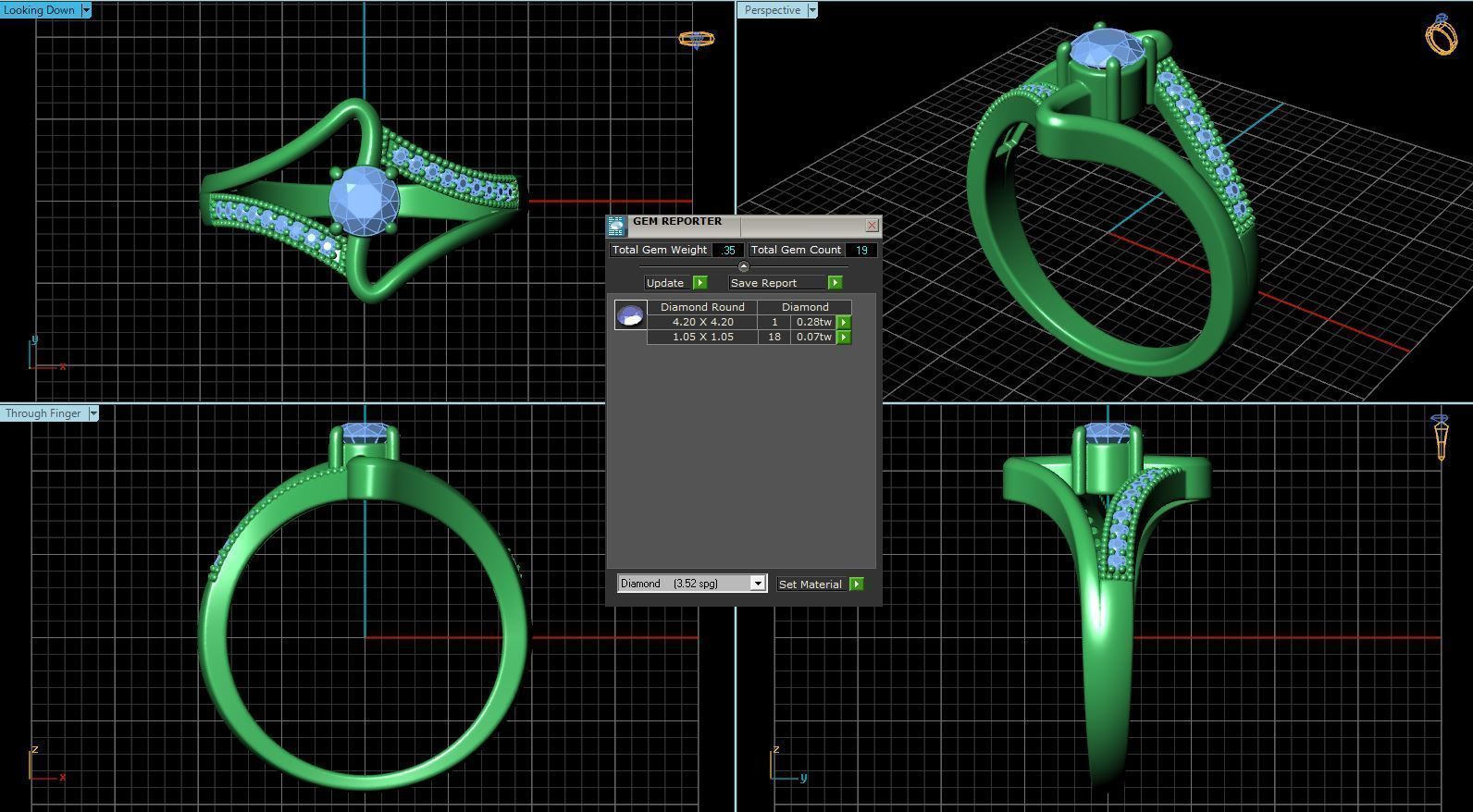 BULK-3DM-With Gems-RING 23 Files 3D print model_16