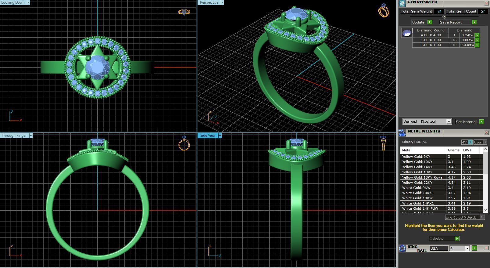 BULK-3DM-With Gems-RING 23 Files 3D print model_14