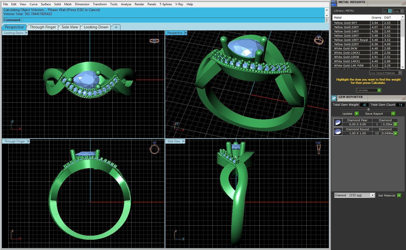 BULK-3DM-With Gems-RING 23 Files 3D print model_12
