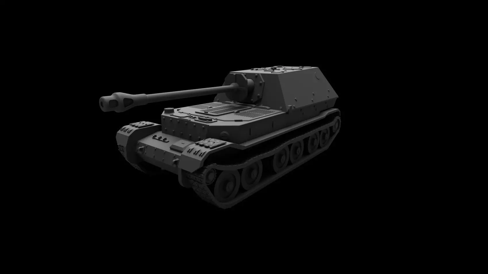 Ferdinand tank destroyer 3D print model