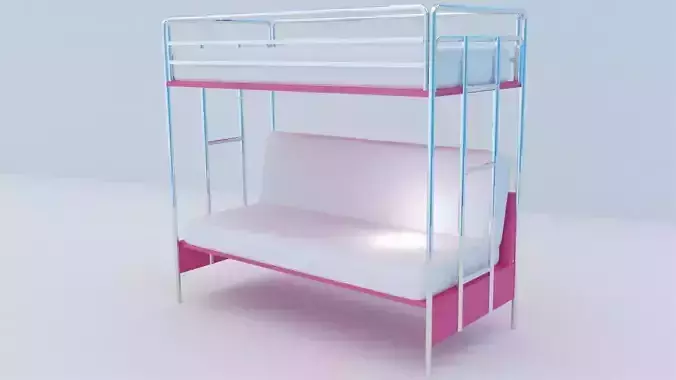 bed with sofa