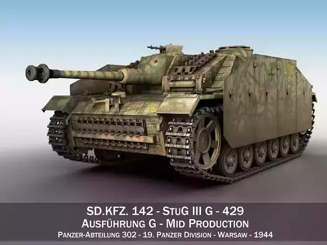 StuG III - Ausf G - 429 - Mid Production