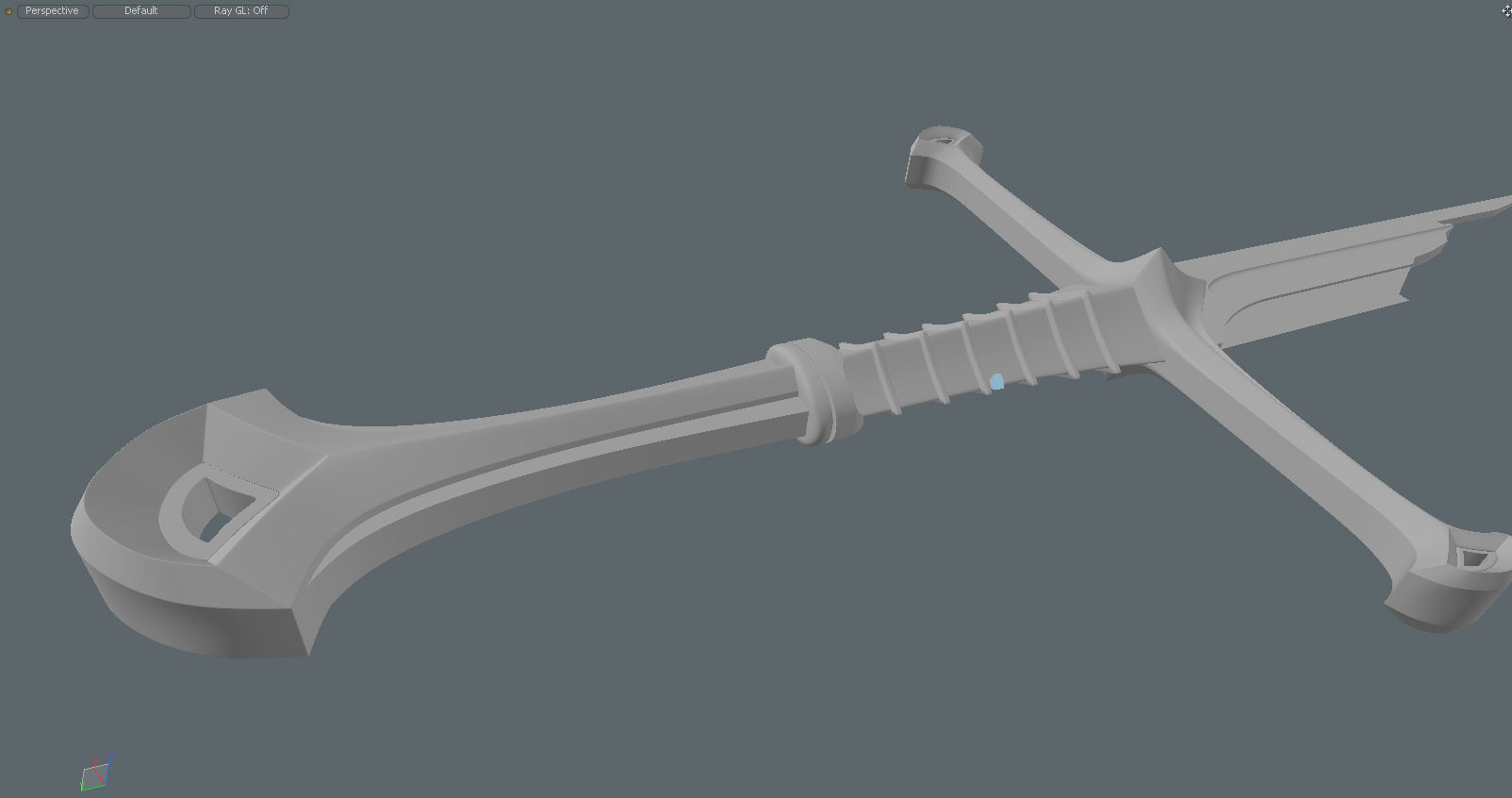 Narsil sword 3D print model_2
