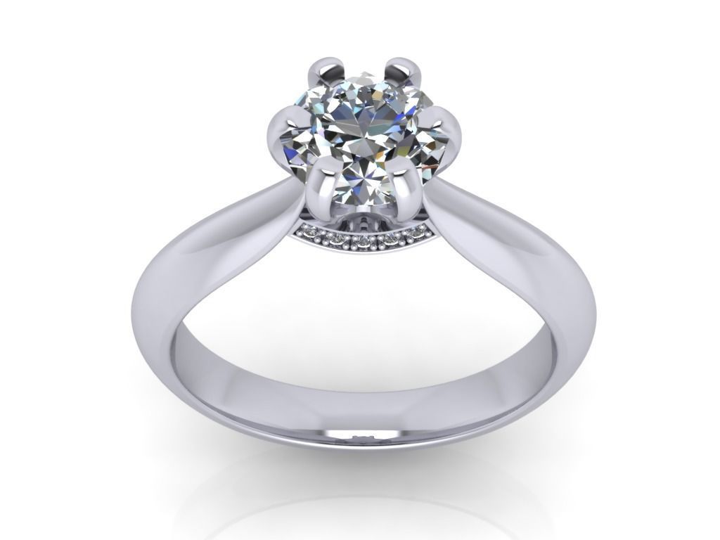 ENGAGEMENT RING STL AND 3DM FILE FOR DOWNLOAD AND PRINT- CC10 3D print model_1