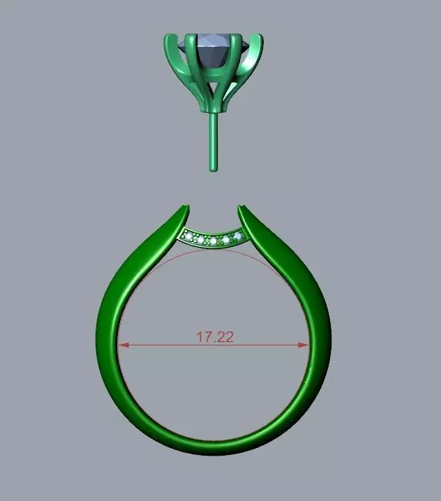 ENGAGEMENT RING STL AND 3DM FILE FOR DOWNLOAD AND PRINT- CC10 3D print model_0