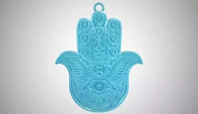 Hamsa Hand Necklace 