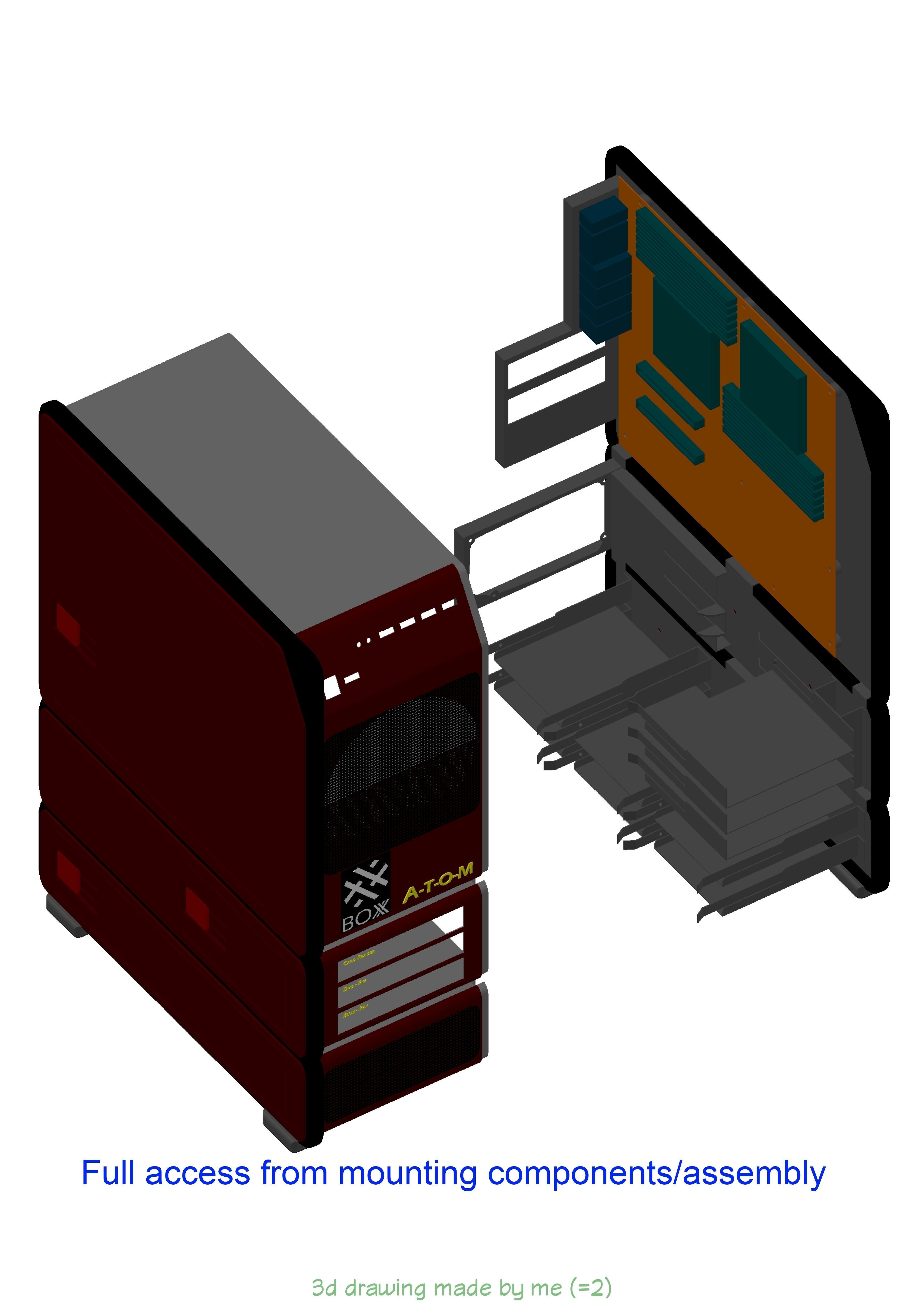 WorkStation BOXX ATOM Free 3D model_6