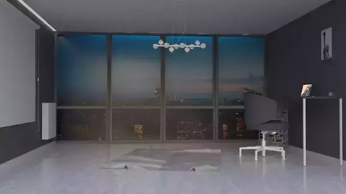 Home Office 3D model