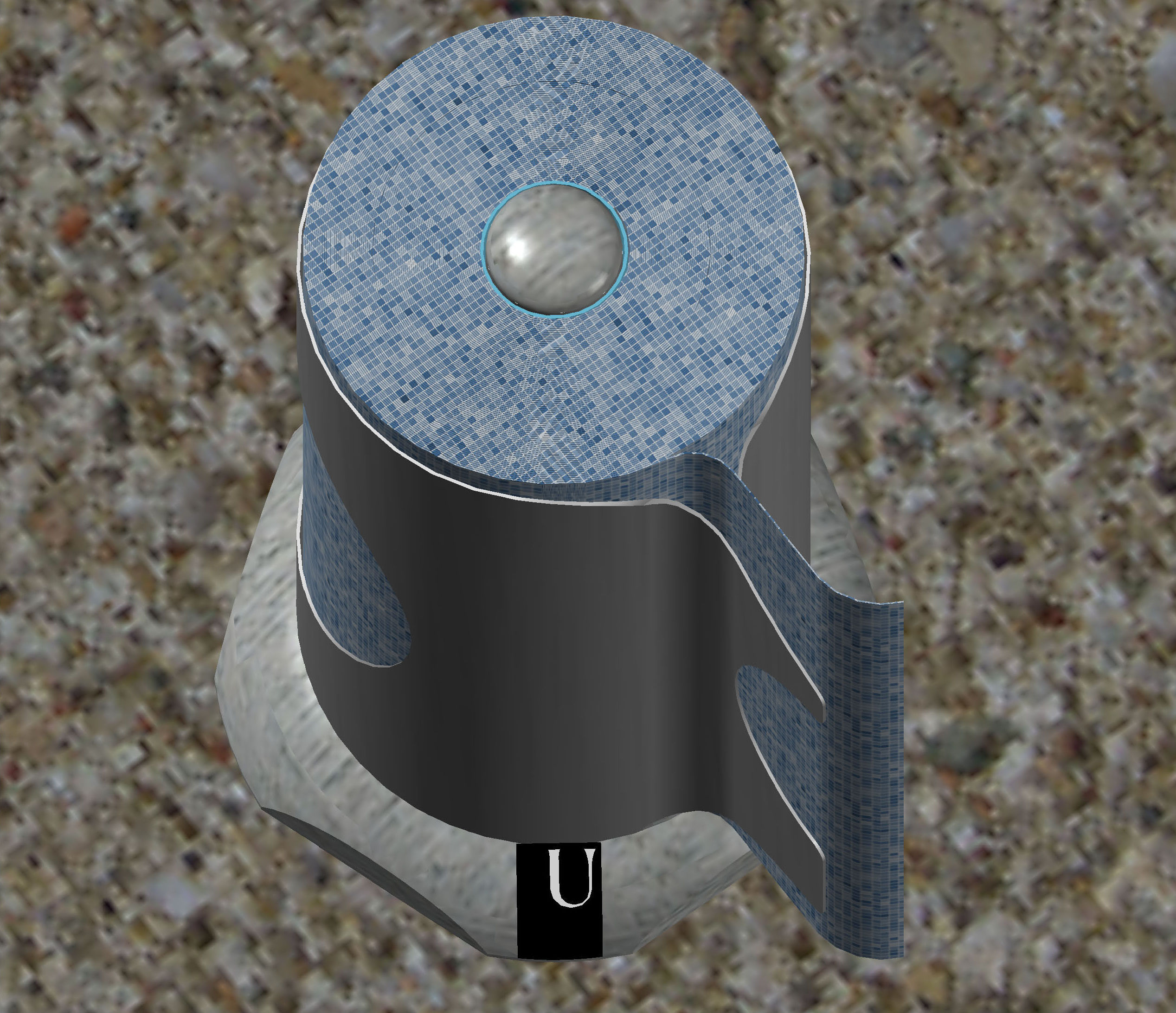 PaperTowelHolder Challenge Ver2 Free 3D model_8