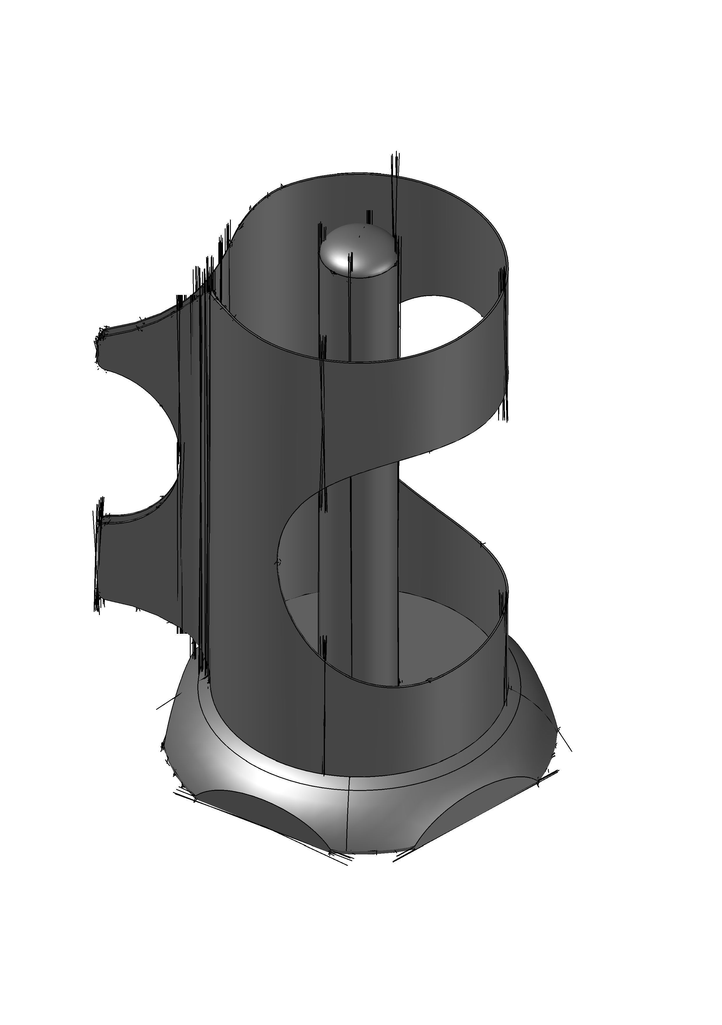 PaperTowelHolder Challenge Ver2 Free 3D model_6