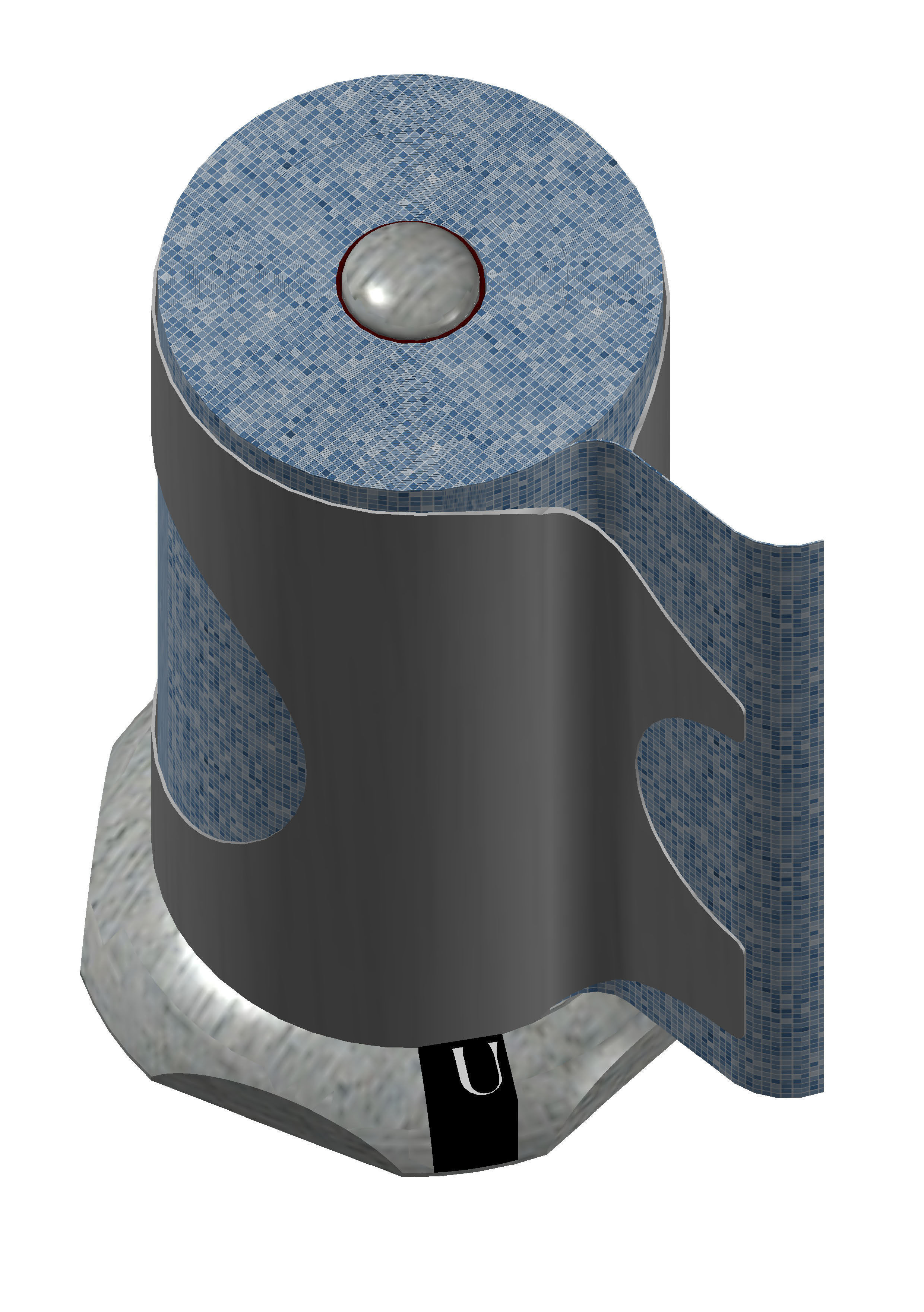 PaperTowelHolder Challenge Ver2 Free 3D model_2