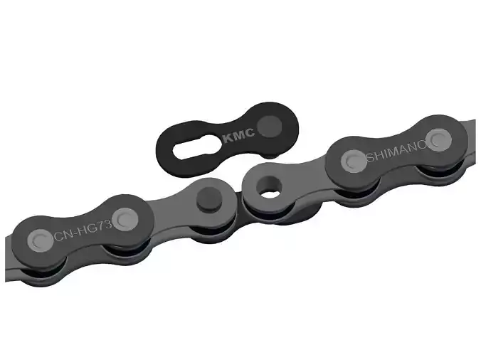 Shimano Deore LX Chain 9-speed and Missing Link KMC 9s Free 3D model