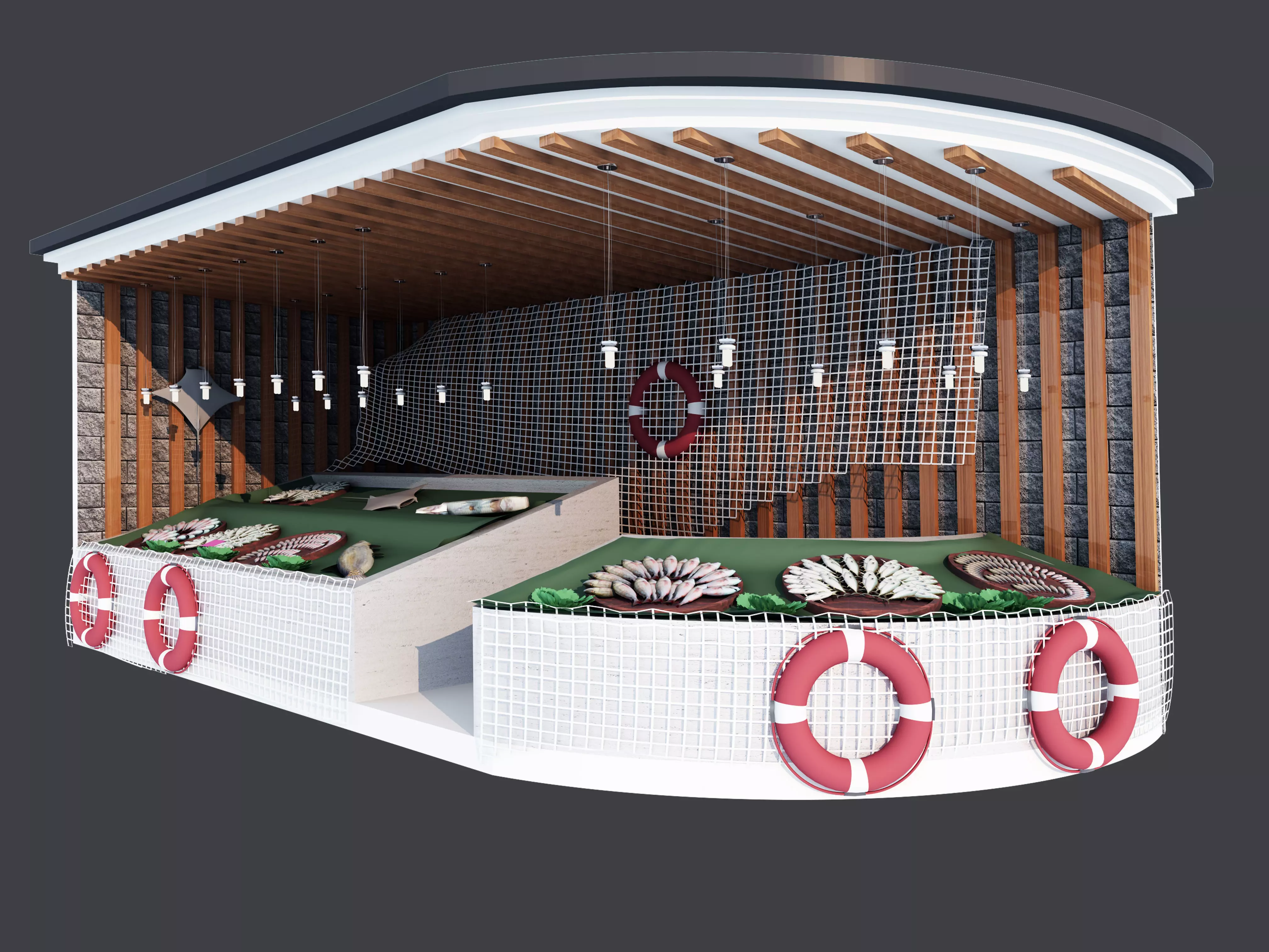 fish market 3D model_0