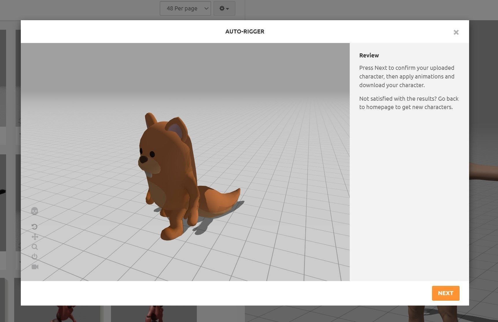Rigged Cartoon Squirrel 3D model_21