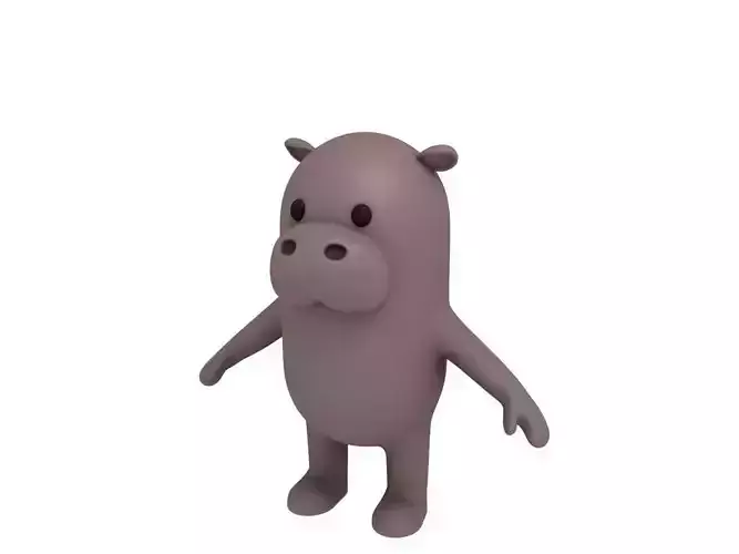 Cartoon Hippopotamus