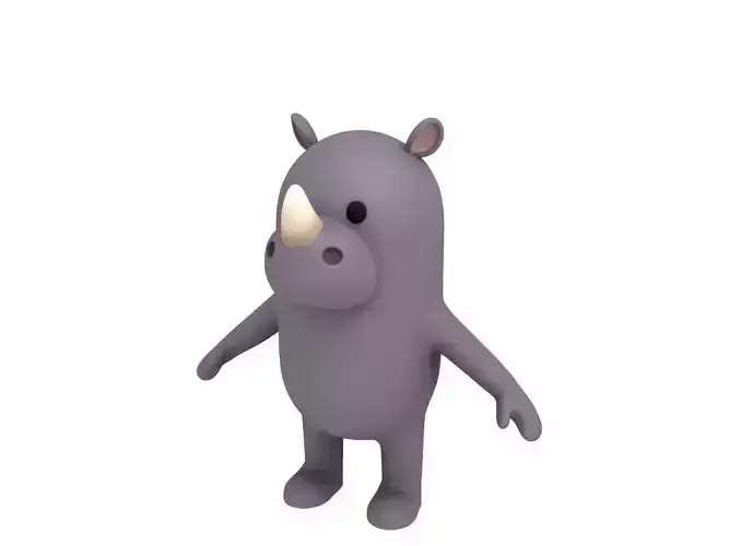 Cartoon Rhinoceros