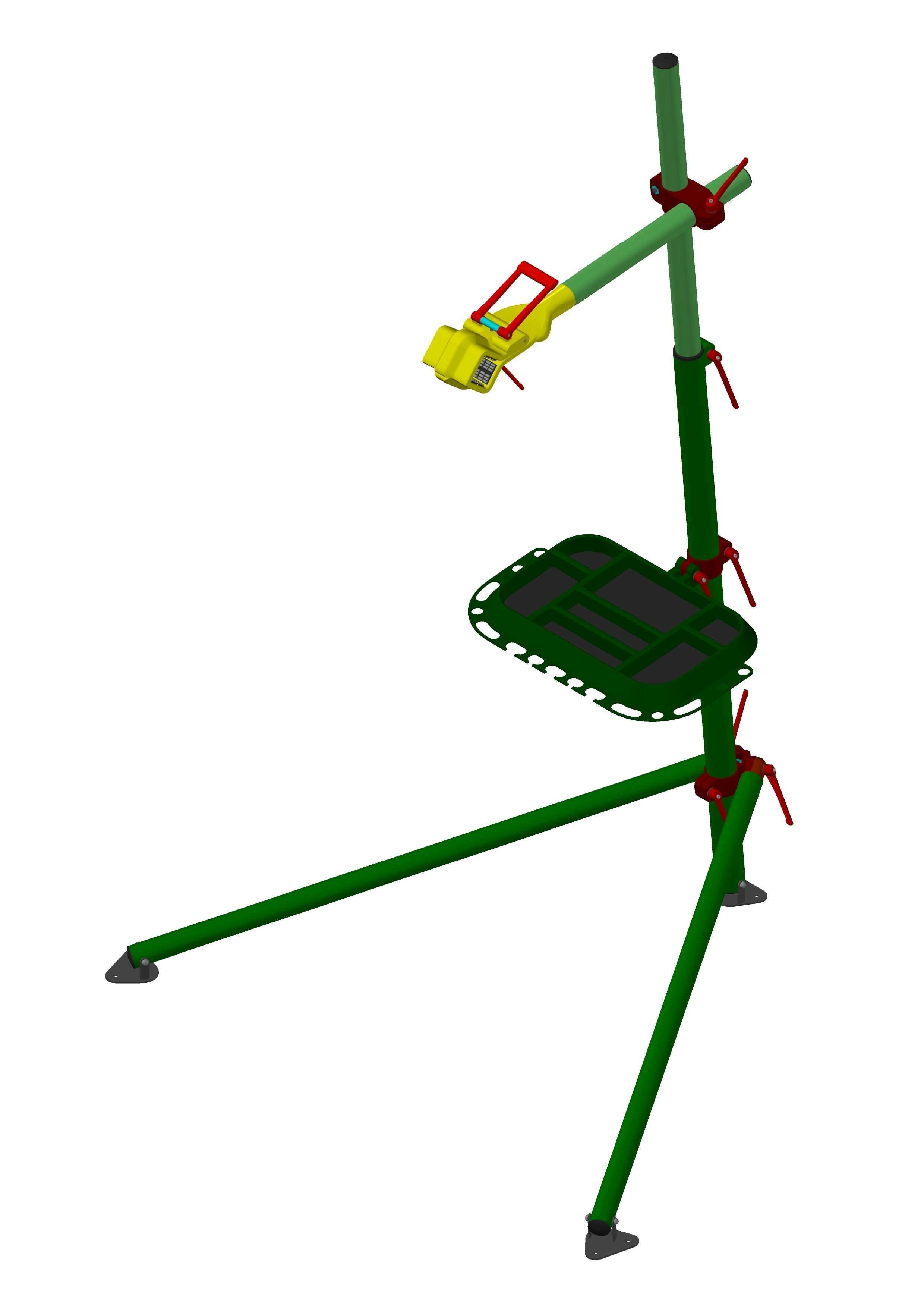 Bicycle Repair Stand Version 1 free 3D model CGTrader