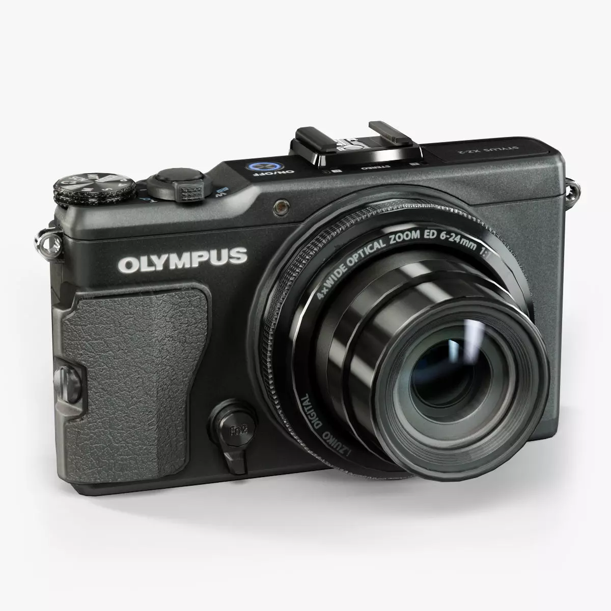 Olympus XZ-2 iHS advanced compact digital camera Low-poly 3D model_0