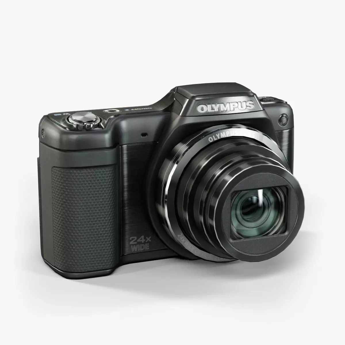 Olympus Stylus SZ15 compact digital camera Low-poly 3D model_0