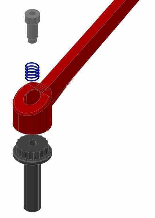 Hand Screw Free 3D model_1