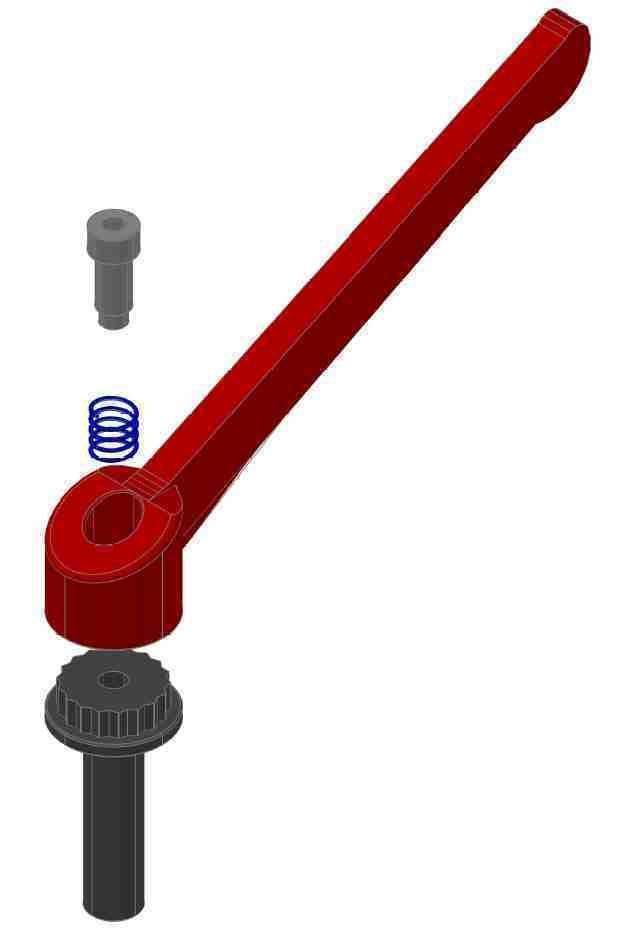Hand Screw Free 3D model_2