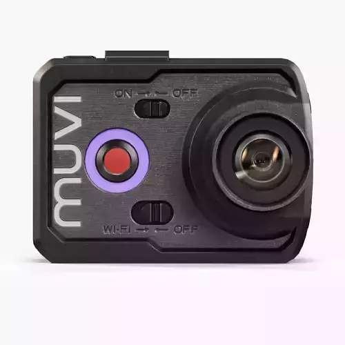 Veho VCC-006-K2NPNG Muvi action camera Low-poly 3D model Veho VCC-006-K2NPNG Muvi action camera Low-poly 3D model