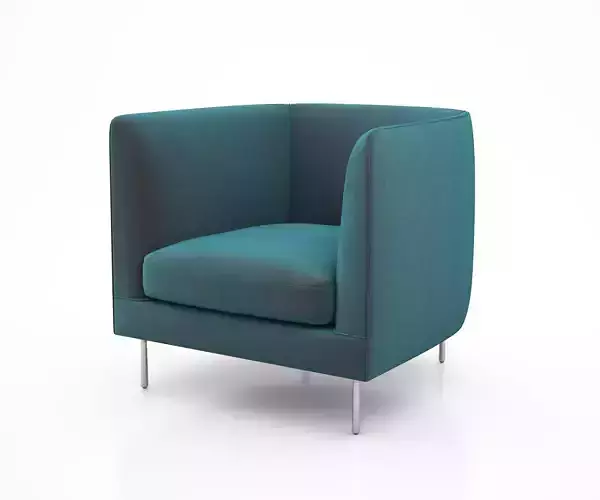 Delta club chair by Bensen 3D model