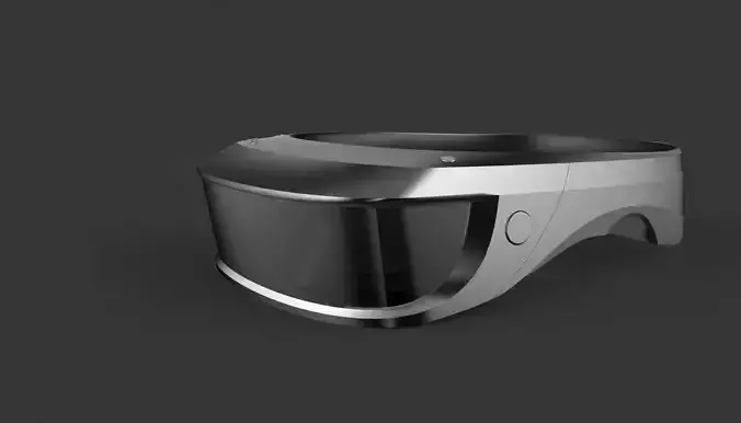 Sci-fi intellectual glass 3D model